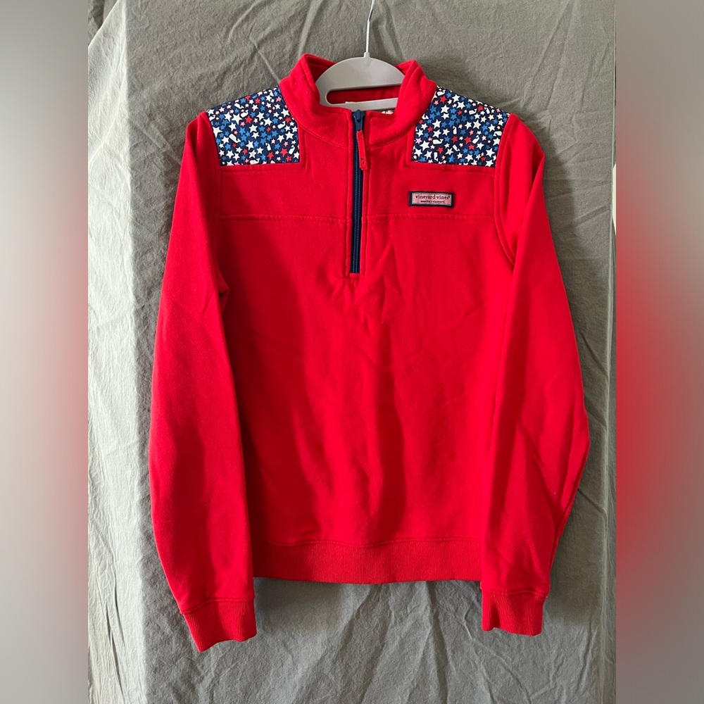 🇺🇸EUC🇺🇸Vineyard Vines 4th of July Girls Shep Shirt